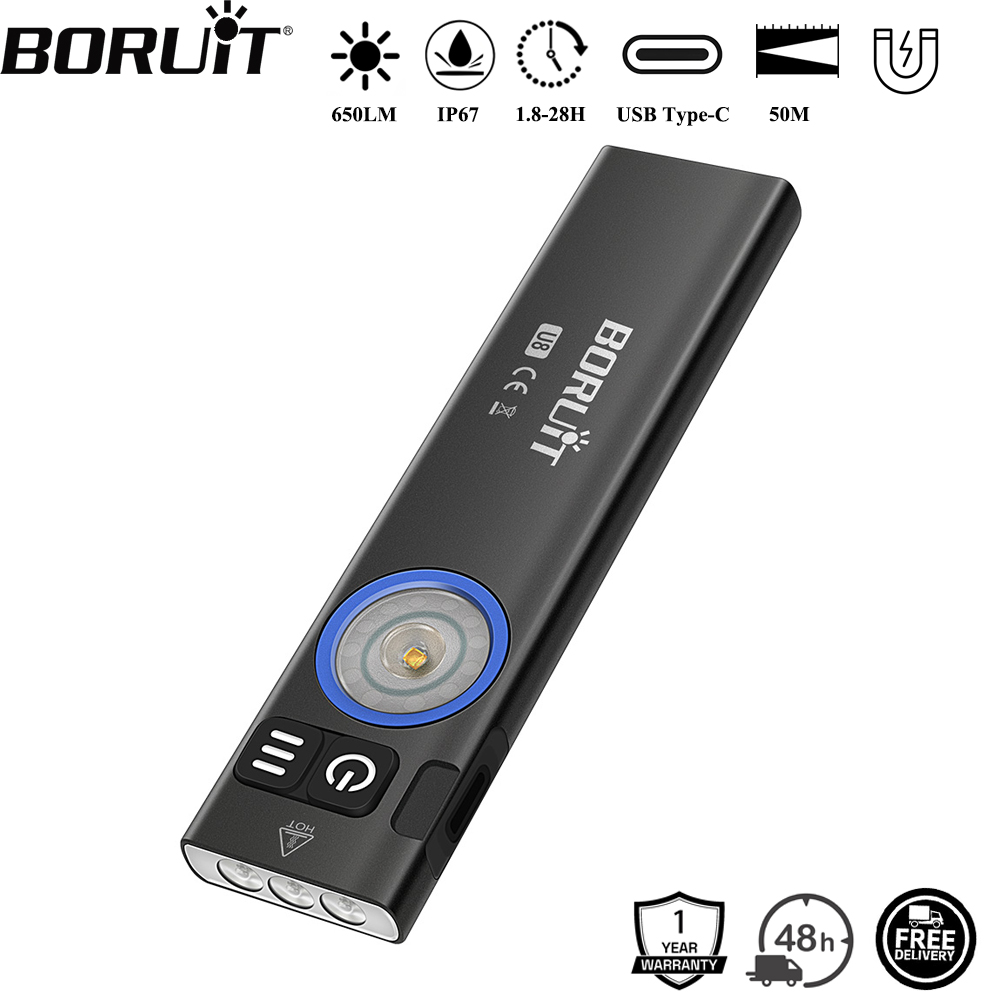 Outdoor Hunting Lights - BORUiT U8 650LM EDC lampe de