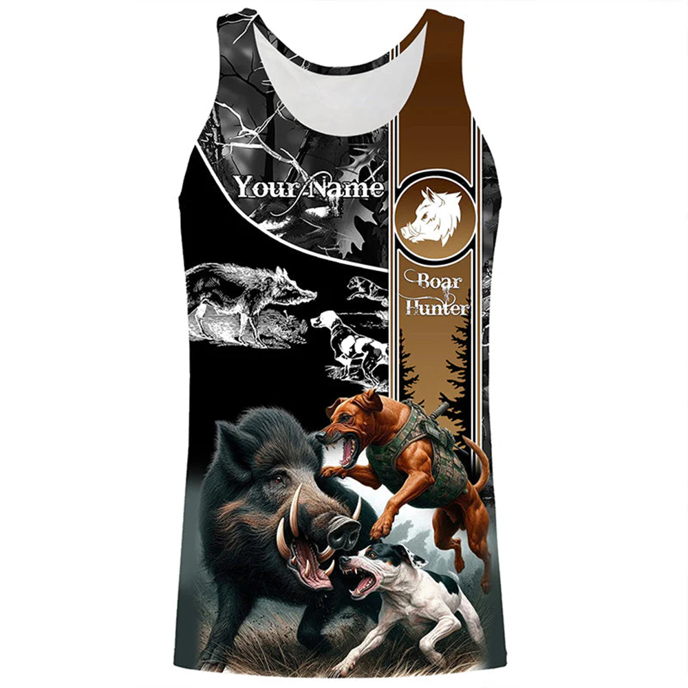 Wildman Hunting & Outdoor Robertson - Débardeur personnalisé Boar Hunter pour hommes,