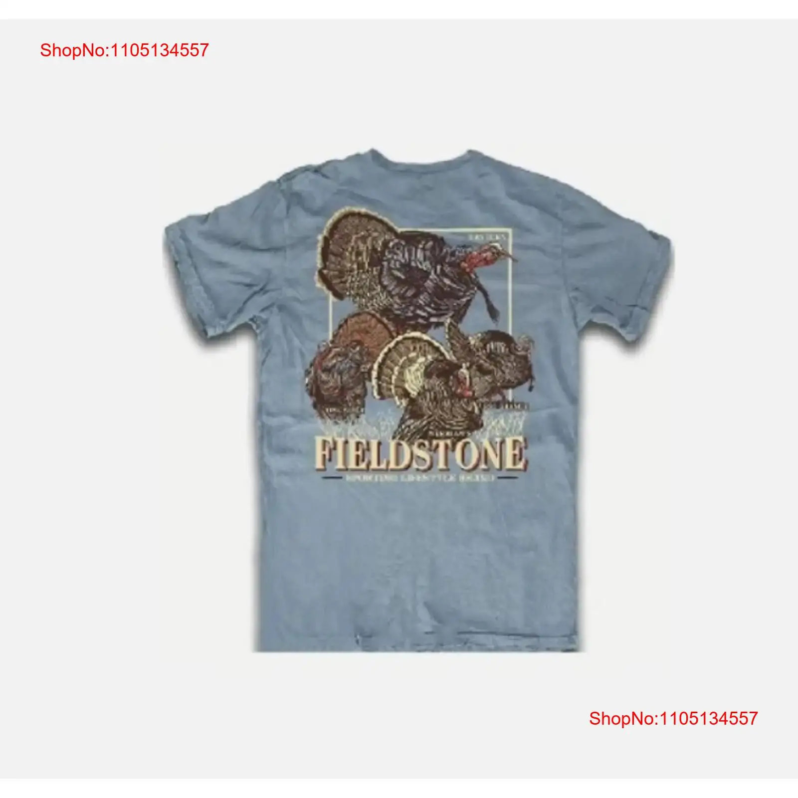 Wildman Hunting & Outdoor Robertson - Fieldstone Turquie Chasse T Shirt Grand