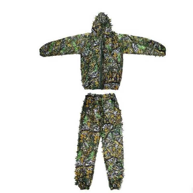 Camouflage Hunting Jacket - Vêtements de chasse 3D Sniper Airsoft,
