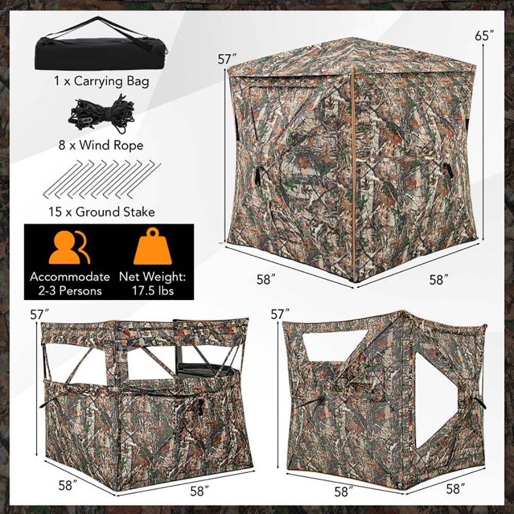 Hunting & Outdoor Supplies Vanderbijlpark - Abri de chasse détachable 5-en-1, pour
