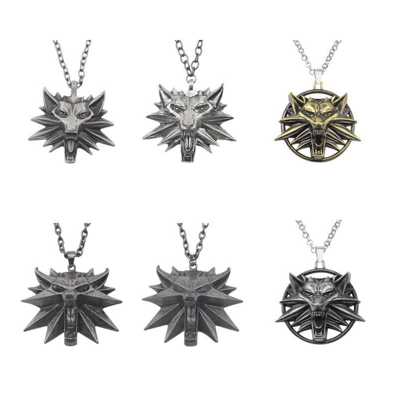 Wildman Hunting & Outdoor Robertson - Collier pendentif tête de loup à