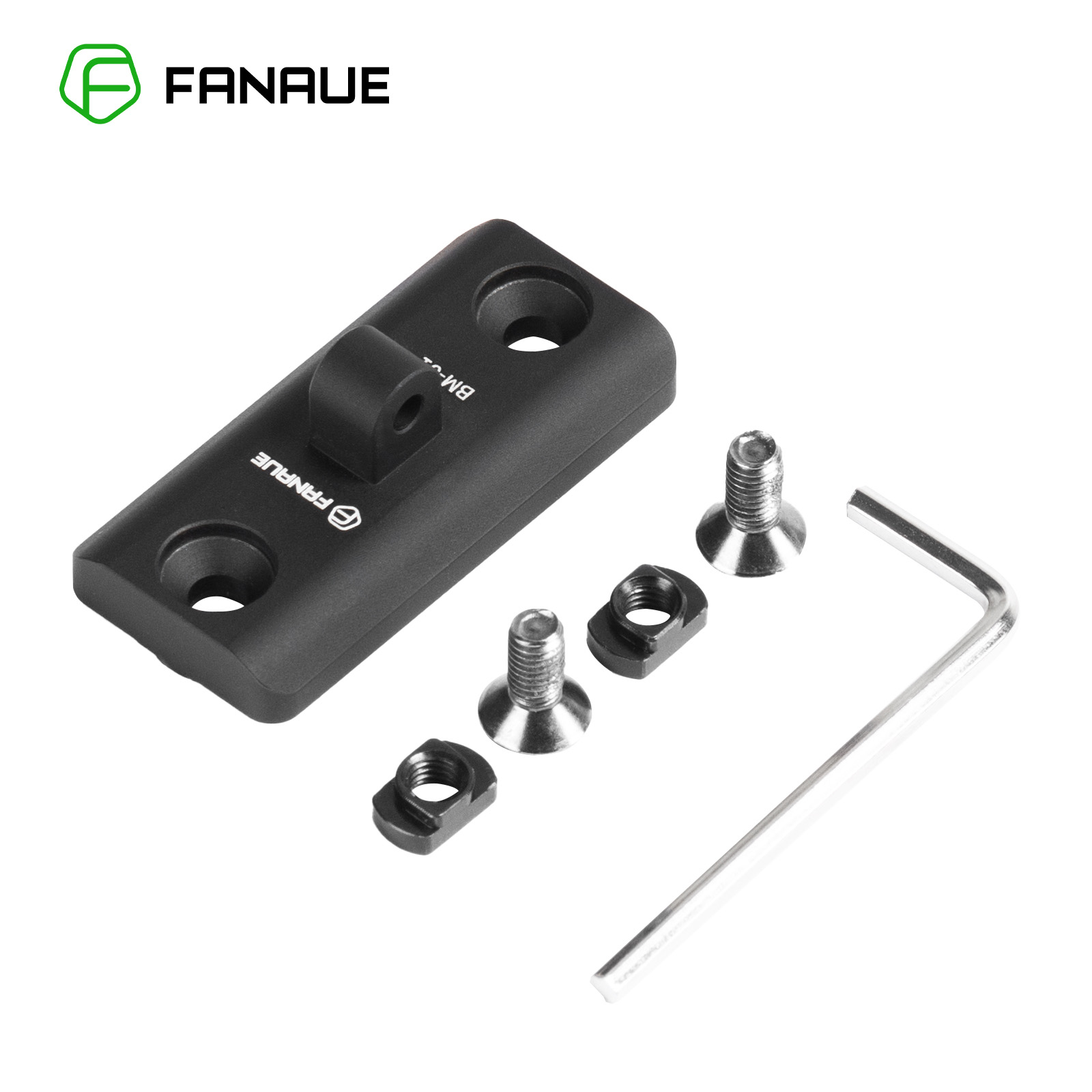Bipod Rifle Mount - FANAUE-Adaptateur de garde-main de montage Mlok,