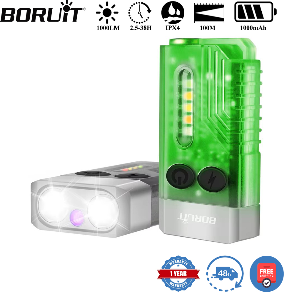 Outdoor Hunting Lights - BORUiT V10 porte-clés UV LED EDC