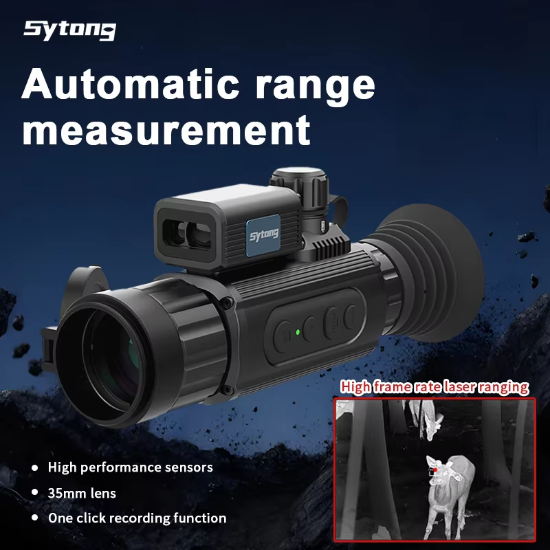 Rangefinder Laser Hunting - Imageur thermique Anti-impact AM06-35LRF 10000J, chasse