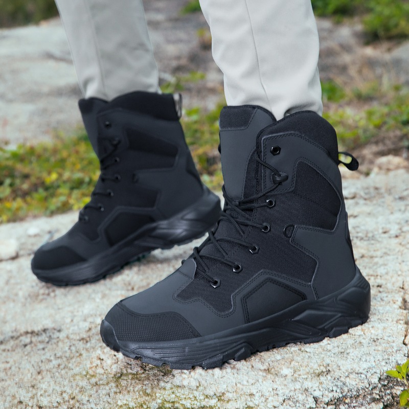 Wildman Hunting & Outdoor Robertson - Bottes tactiques pour hommes à lacets,
