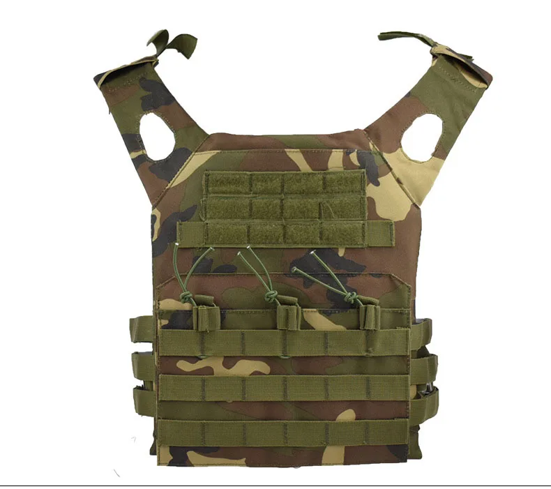 Hunting Outdoor Apparel - Gilet tactique multifonctionnel JPCMolle, porte-plaque léger,