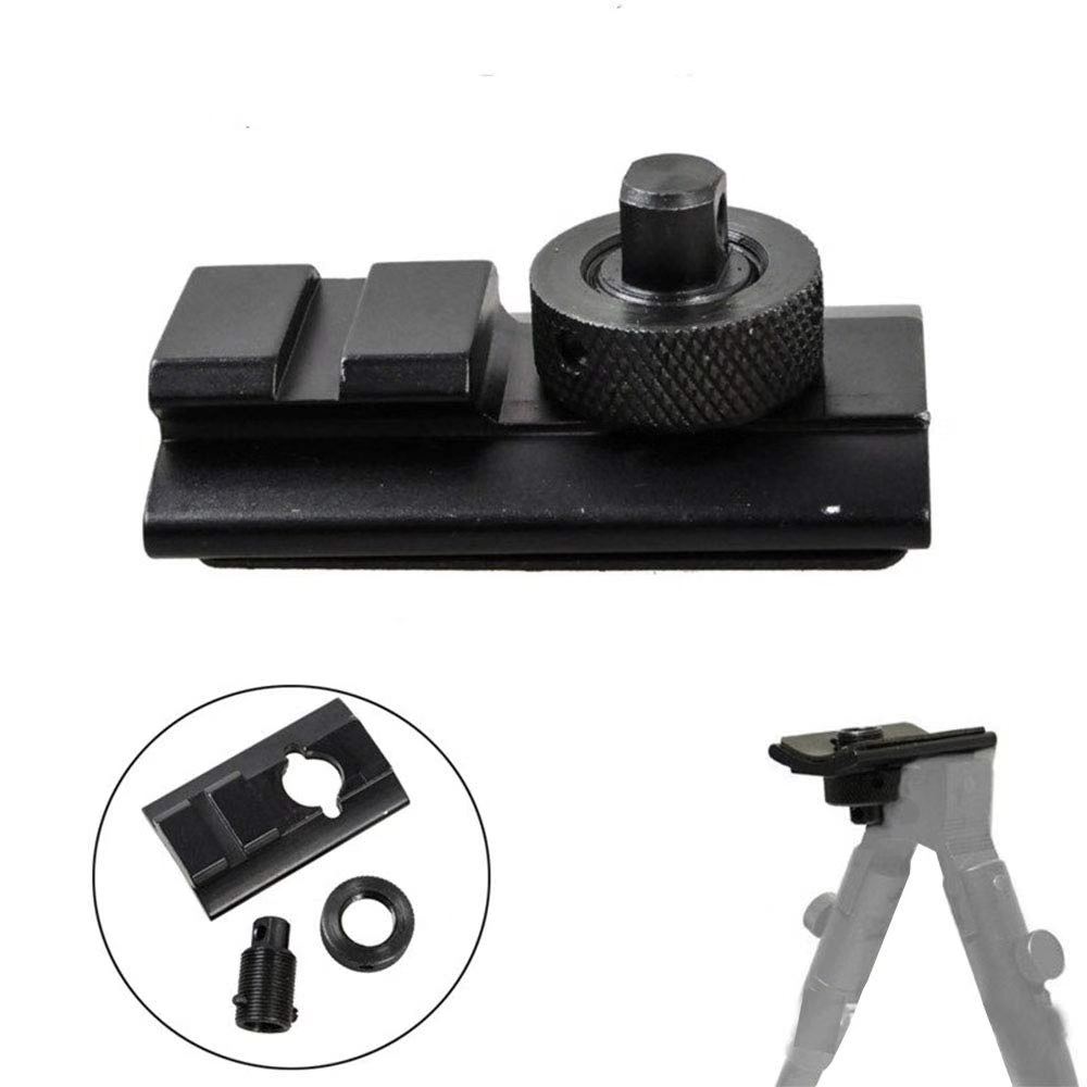 Bipod Rifle Mount - DulRifle-Adaptateur de montage sur rail Picatinny,