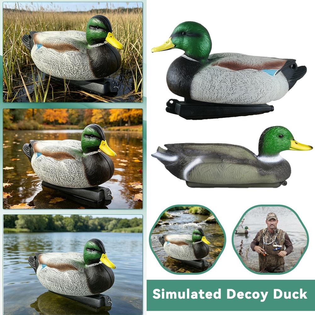 Decoy Duck Plastic - Leurre de chasse flottant 3D réaliste