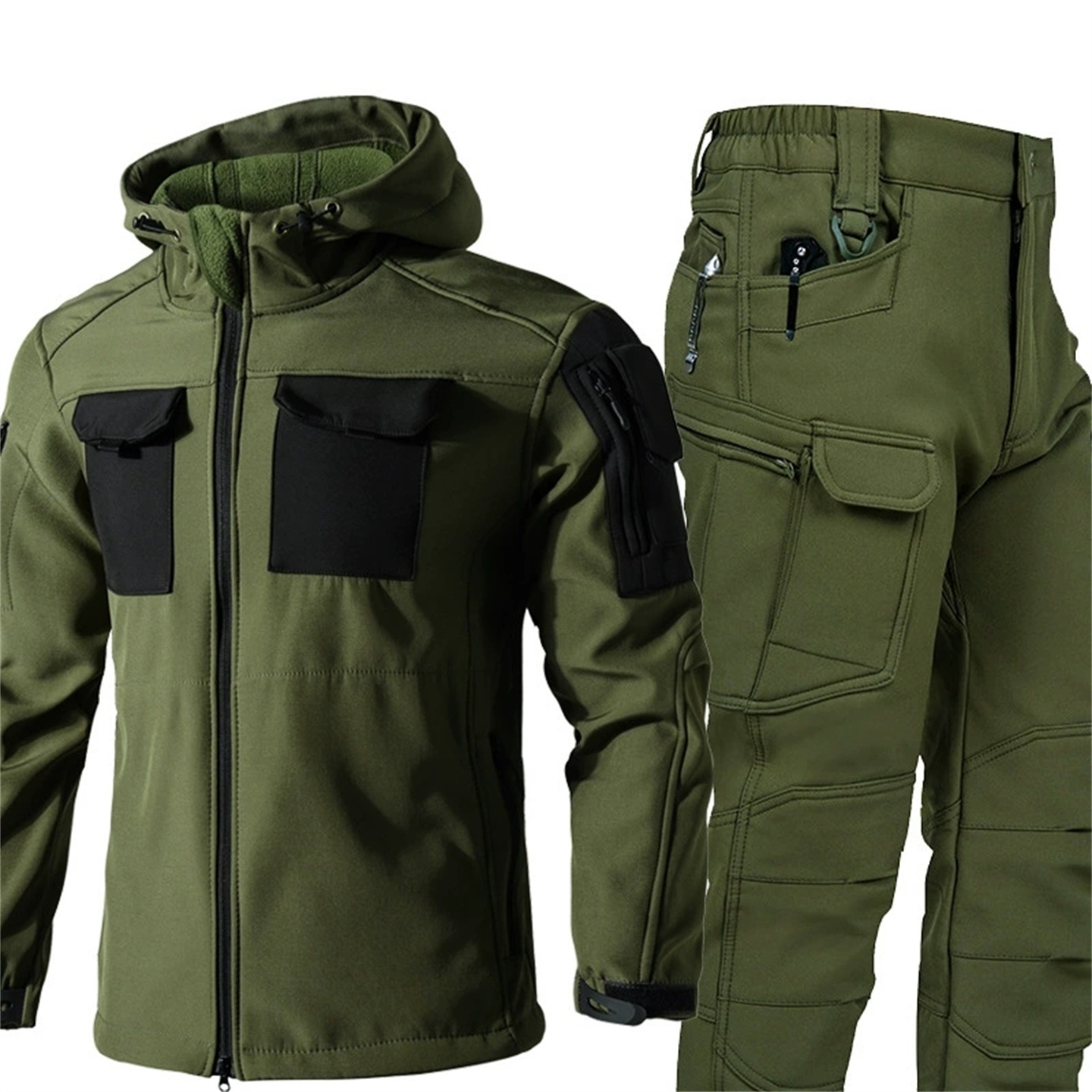 Veste et pantalon thermiques à - Camouflage Hunting Jacket avis et prix