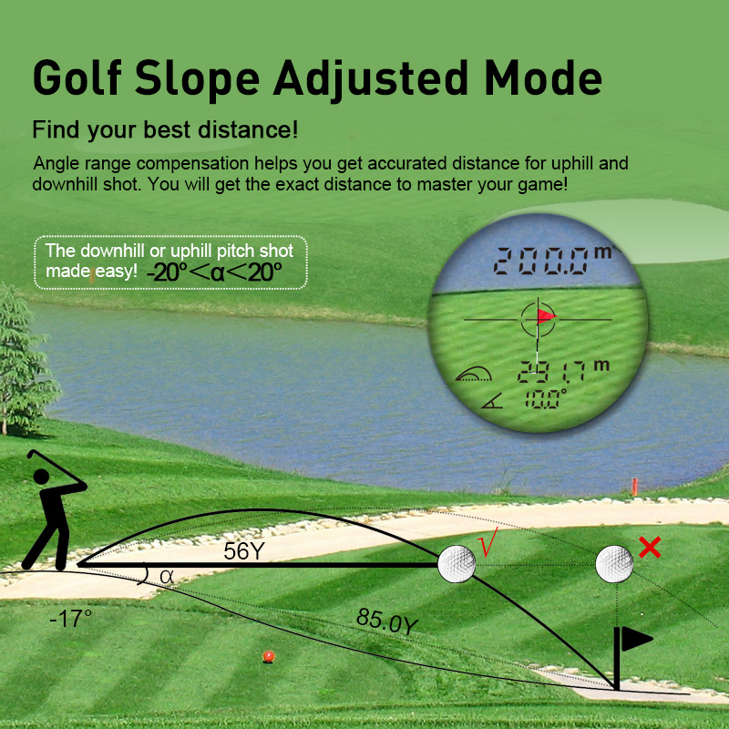 Télémètre laser de golf Milese - Rangefinder Laser Hunting avis et prix