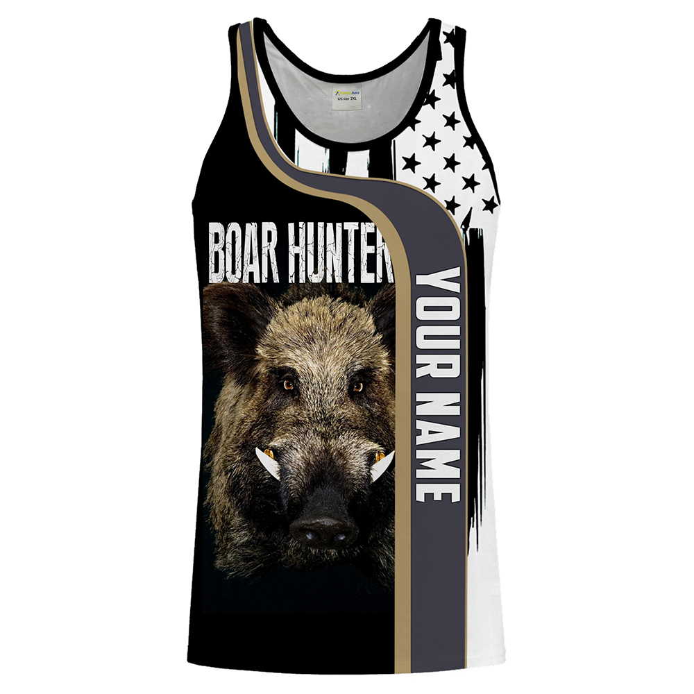 Débardeur personnalisé Boar Hu - Wildman Hunting & Outdoor Robertson avis et prix
