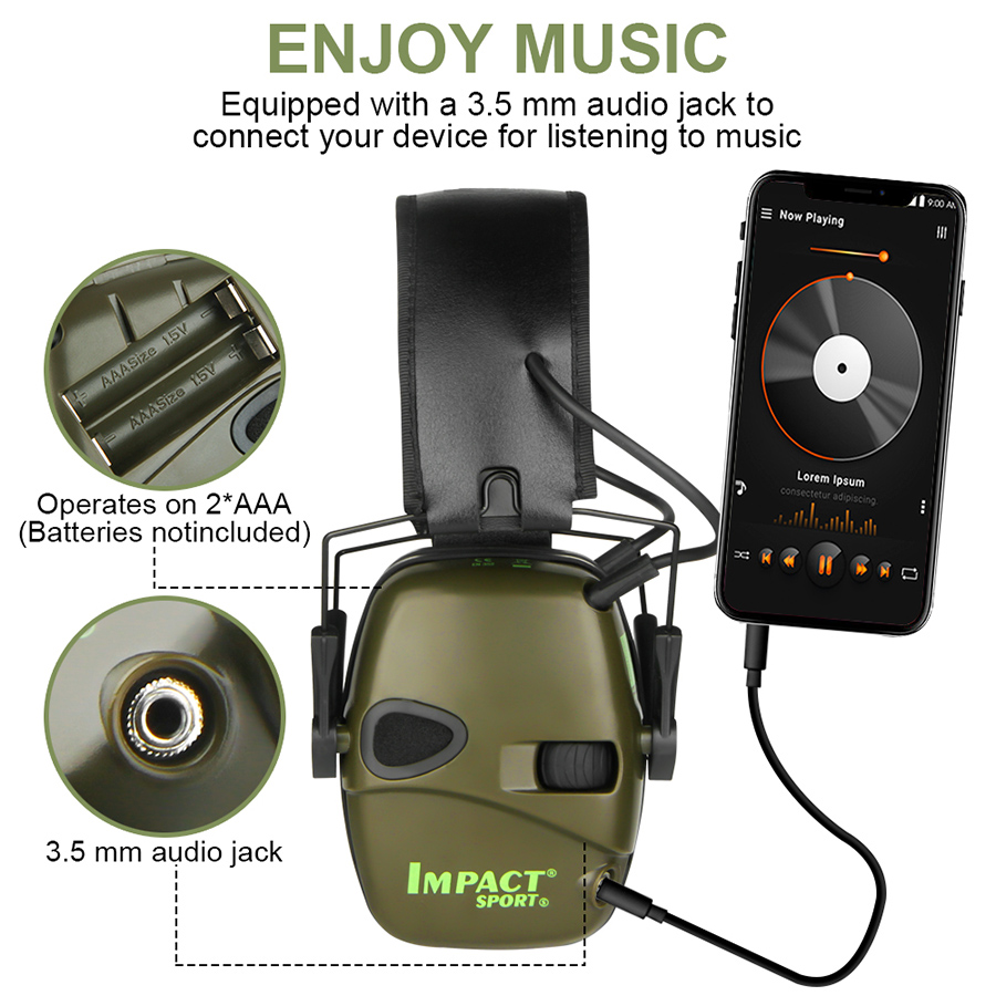 Casque audio actif avec protec - Shooting Ear Muff avis et prix