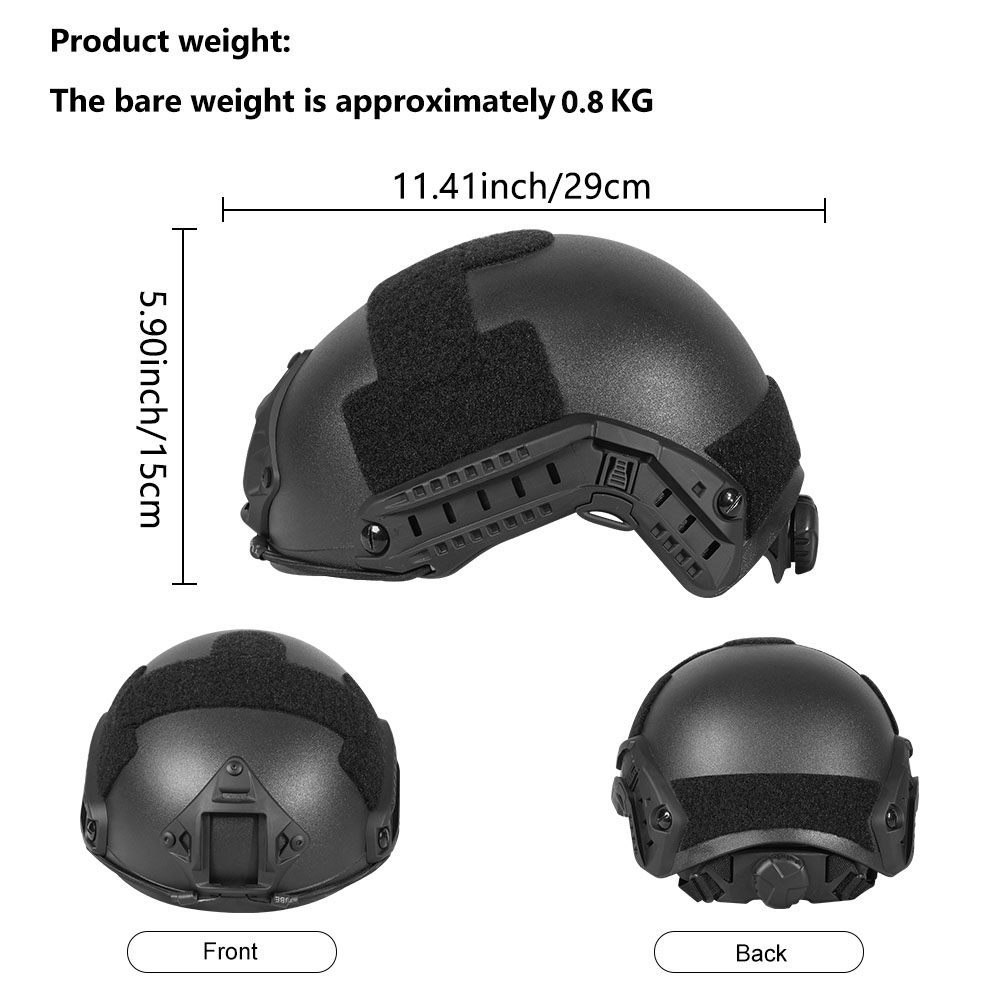 Casque tactique BOOIU pour air - Outdoor Hunting Kit avis et prix