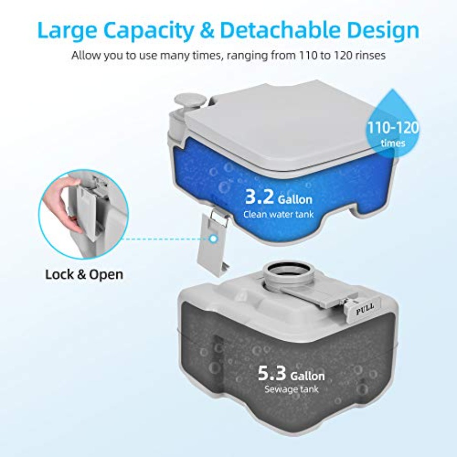 Toilette portable pour le camp - Hunting & Outdoor Supplies Vanderbijlpark avis et prix
