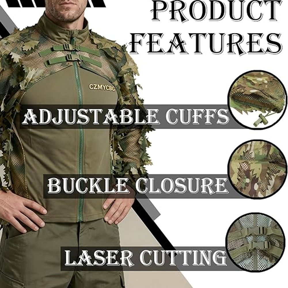 Veste de camouflage style cape - Camouflage Hunting Jacket avis et prix