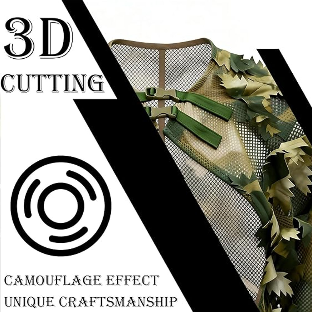 Veste de camouflage style cape - Camouflage Hunting Jacket avis et prix