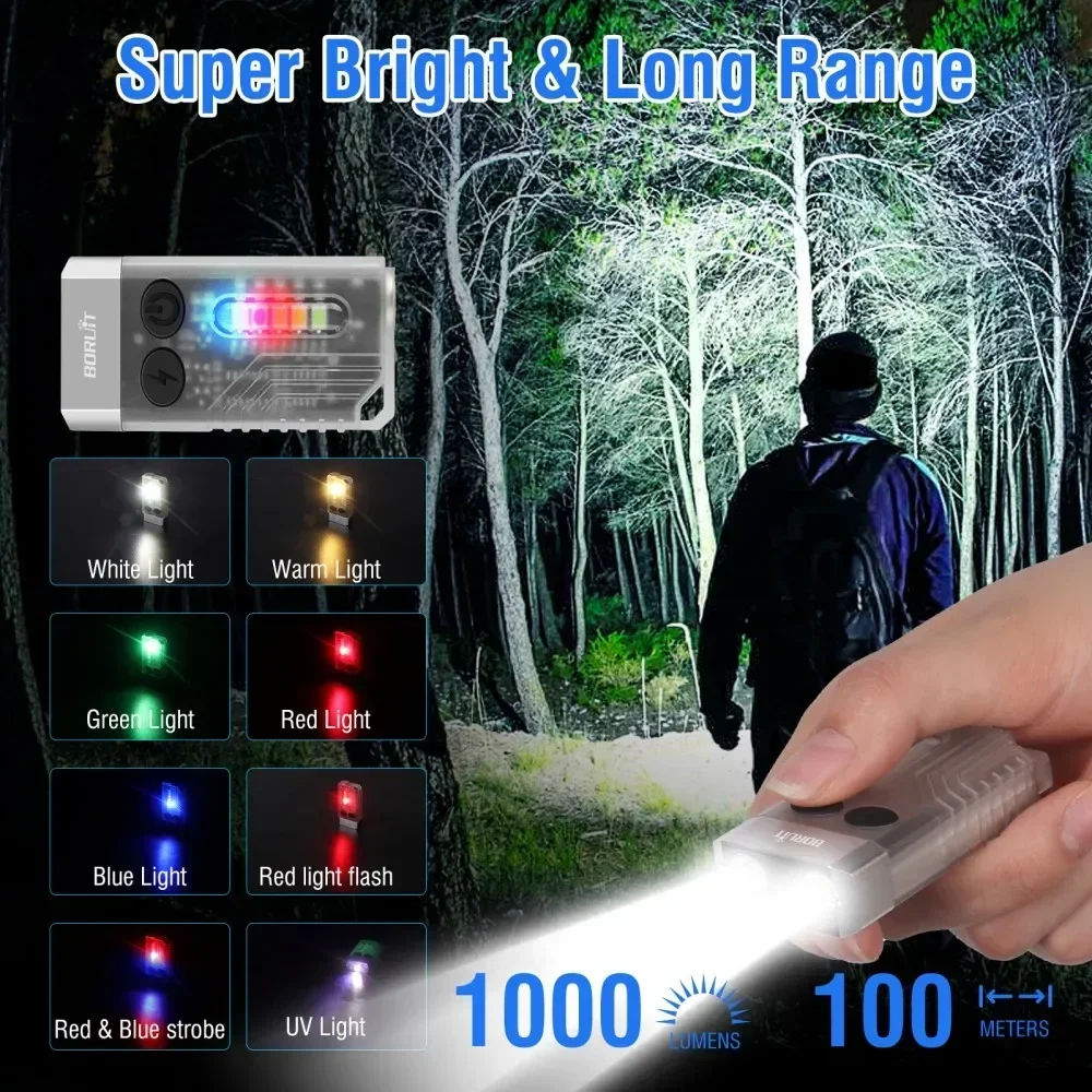 BORUiT V10 porte-clés UV LED E - Outdoor Hunting Lights avis et prix