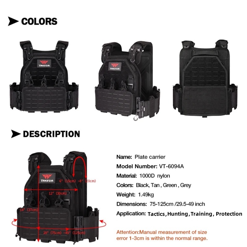 YAKEDA gilet tactique 6094 lum - Outdoor Hunting Lights avis et prix