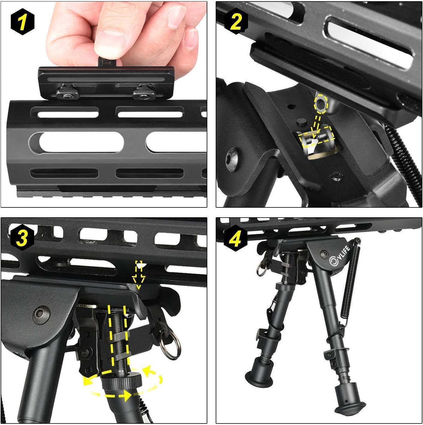WildSky – adaptateur de bipied - Bipod Rifle Mount avis et prix