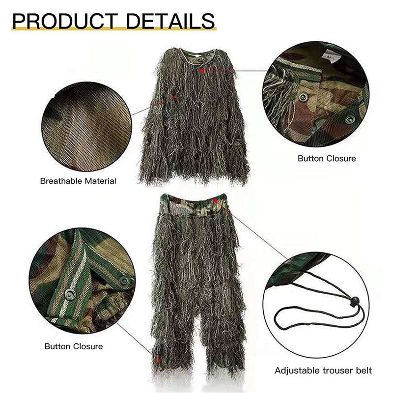 AEF6-2X Combinaison Ghillie 5  - Hunting Outdoor Apparel avis et prix