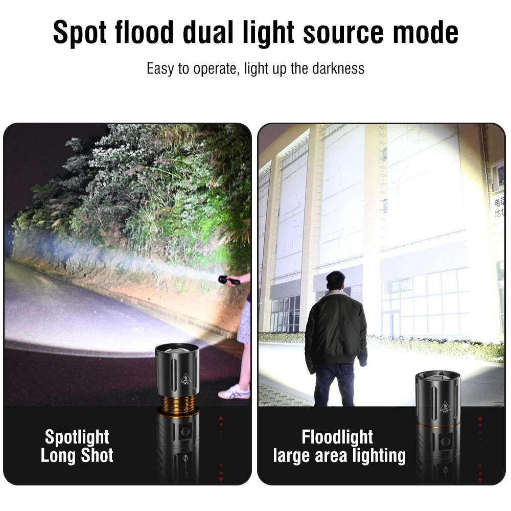 BORUiT Lampe torche LED ultra- - Outdoor Hunting Lights avis et prix