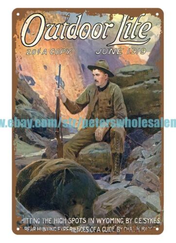 1919 Outdoor Life – Panneau en - Outdoor Hunting Pictures avis et prix